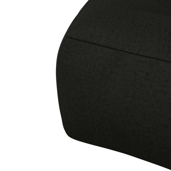 vidaXL 1-dielny sedací vankúš VIANEN 100% polyester Čierna – Obrázok 6