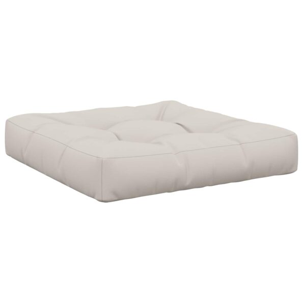 vidaXL 1-dielny sedací vankúš VIANEN 100% polyester Biela – Obrázok 2
