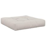 vidaXL 1-dielny sedací vankúš VIANEN 100% polyester Biela – Obrázok 5