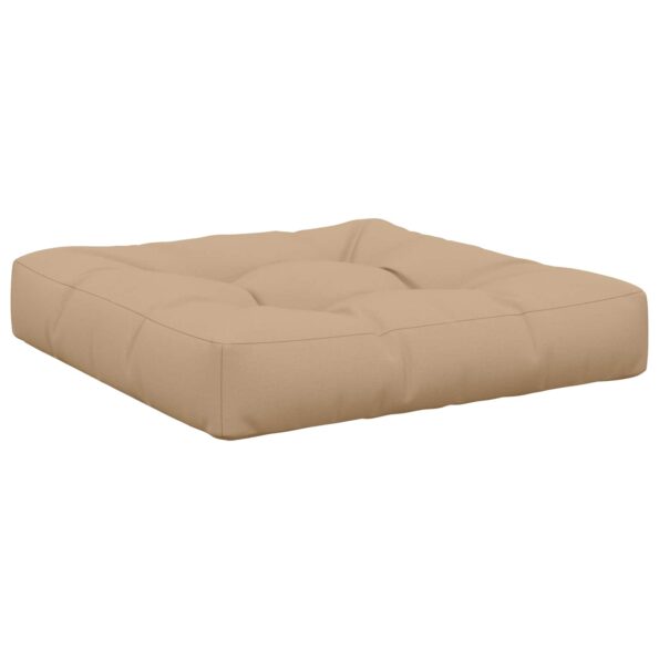 vidaXL 1-dielny sedací vankúš VIANEN 100% polyester Piesková – Obrázok 2