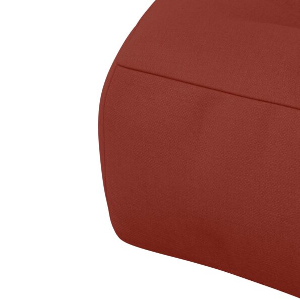 vidaXL 1-dielny sedací vankúš VIANEN 100% polyester Červená – Obrázok 6