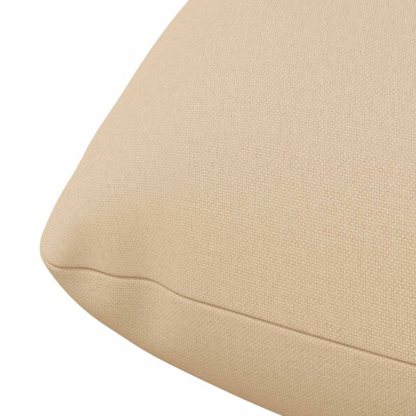 vidaXL Vankúše na sedenie VIANEN 4 ks 100% polyester Krémová – Obrázok 6