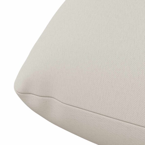 vidaXL Vankúše na sedenie VIANEN 4 ks 100% polyester Biela – Obrázok 6