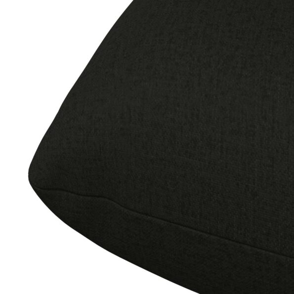 vidaXL Vankúše na sedenie VIANEN 4 ks 100% polyester Čierna – Obrázok 6