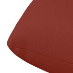 vidaXL Vankúše na sedenie VIANEN 4 ks 100% polyester Červená – Obrázok 6