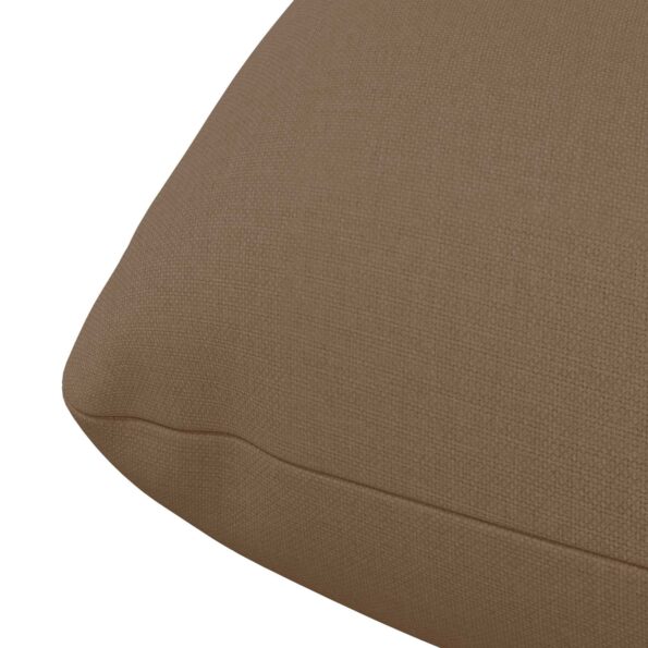 vidaXL Vankúše na sedenie VIANEN 4 ks 100% polyester Sivohnedá – Obrázok 6