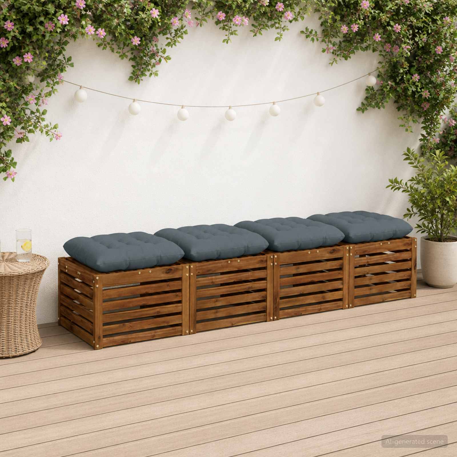953571_1.jpg vidaXL Vankúše na sedenie VIANEN 4 ks 100% polyester Modrá – Obrázok 1