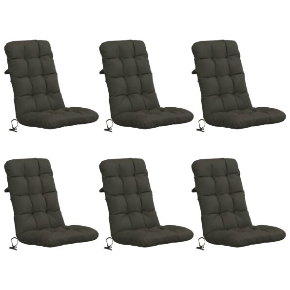 vidaXL 6-dielne vankúše na vysoké operadlo VIANEN 6 pcs 100% polyester – Obrázok 2