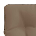 vidaXL Vankúš na ležadlo VIANEN 100% polyester Sivohnedá – Obrázok 6