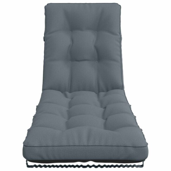 vidaXL Vankúš na ležadlo VIANEN 100% polyester Modrá 200 x 50 x 8 cm – Obrázok 4