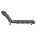 vidaXL Vankúš na ležadlo VIANEN 100% polyester Modrá 200 x 50 x 8 cm – Obrázok 5