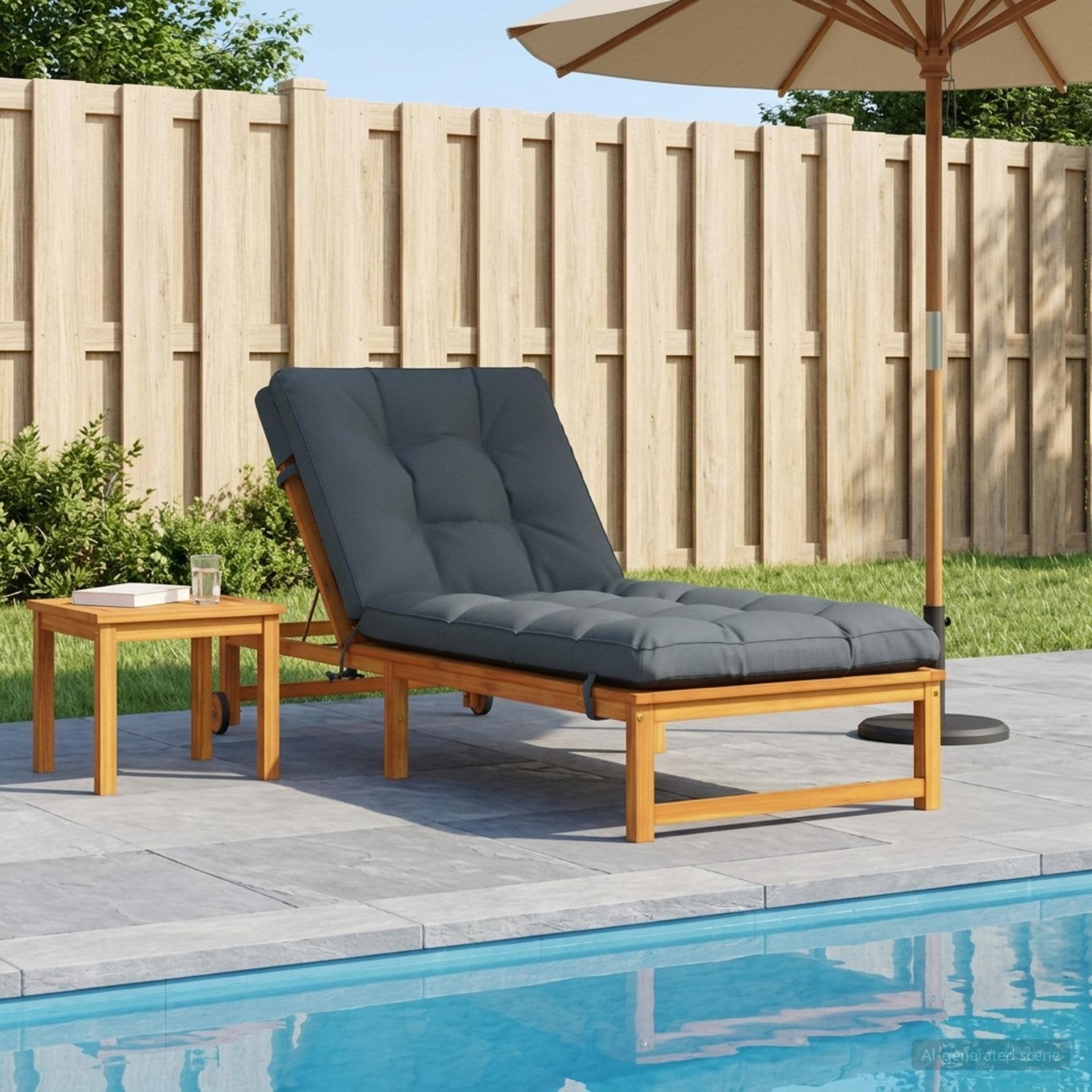 953871_1.jpg vidaXL Vankúš na ležadlo VIANEN 100% polyester Modrá 200 x 80 x 8 cm – Obrázok 1