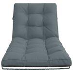 vidaXL Vankúš na ležadlo VIANEN 100% polyester Modrá 200 x 80 x 8 cm – Obrázok 4