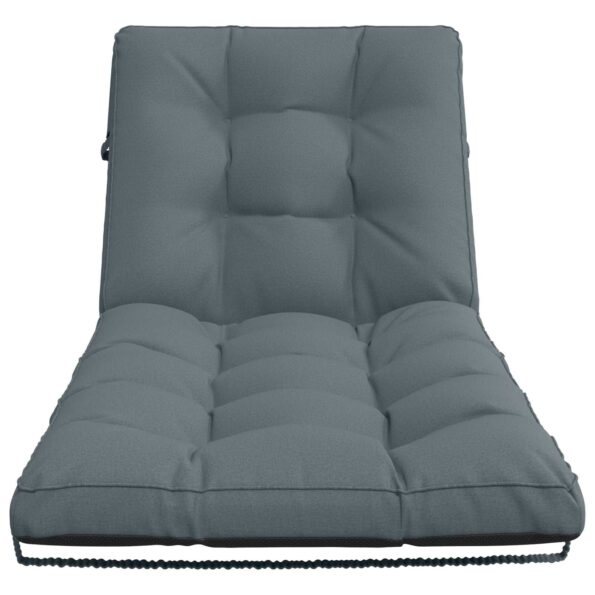 vidaXL Vankúš na ležadlo VIANEN 100% polyester Modrá 200 x 80 x 8 cm – Obrázok 4