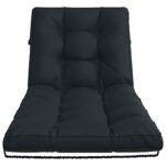 vidaXL Vankúš na ležadlo VIANEN 100% polyester Tmavomodrá – Obrázok 4