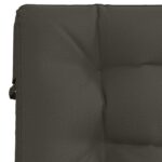 vidaXL Vankúš na ležadlo VIANEN 100% polyester Antracitová – Obrázok 6