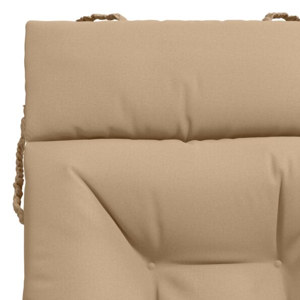 vidaXL Vankúš na ležadlo VIANEN 100% polyester Piesková – Obrázok 6