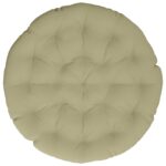vidaXL Vankúš na Papasan stoličku VIANEN 100% polyester Svetlo zelená – Obrázok 3