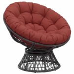 vidaXL Vankúš na Papasan stoličku VIANEN 100% polyester Červená – Obrázok 2