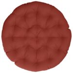 vidaXL Vankúš na Papasan stoličku VIANEN 100% polyester Červená – Obrázok 3