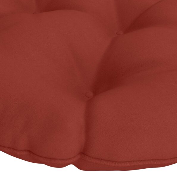vidaXL Vankúš na Papasan stoličku VIANEN 100% polyester Červená – Obrázok 4