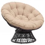 vidaXL Vankúš na Papasan stoličku VIANEN 100% polyester Krémová – Obrázok 2