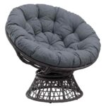 vidaXL Vankúš na Papasan stoličku VIANEN 100% polyester Modrá – Obrázok 2