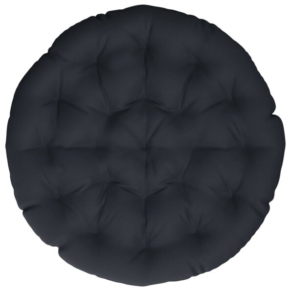 vidaXL Vankúš na Papasan stoličku VIANEN 100% polyester Tmavomodrá – Obrázok 3