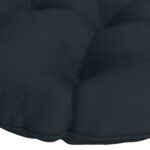 vidaXL Vankúš na Papasan stoličku VIANEN 100% polyester Tmavomodrá – Obrázok 4