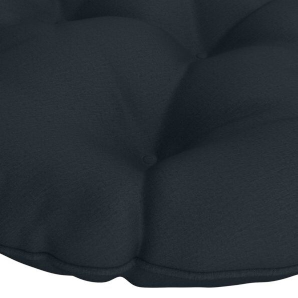 vidaXL Vankúš na Papasan stoličku VIANEN 100% polyester Tmavomodrá – Obrázok 4
