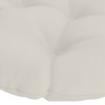 vidaXL Vankúš na Papasan stoličku VIANEN 100% polyester Biela – Obrázok 4