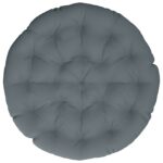 vidaXL Vankúš na Papasan stoličku VIANEN 100% polyester Modrá – Obrázok 3