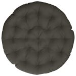 vidaXL Vankúš na Papasan stoličku VIANEN 100% polyester Antracitová – Obrázok 3