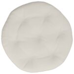 vidaXL Vankúš na zavesenú stoličku VIANEN 100% polyester Biela – Obrázok 3