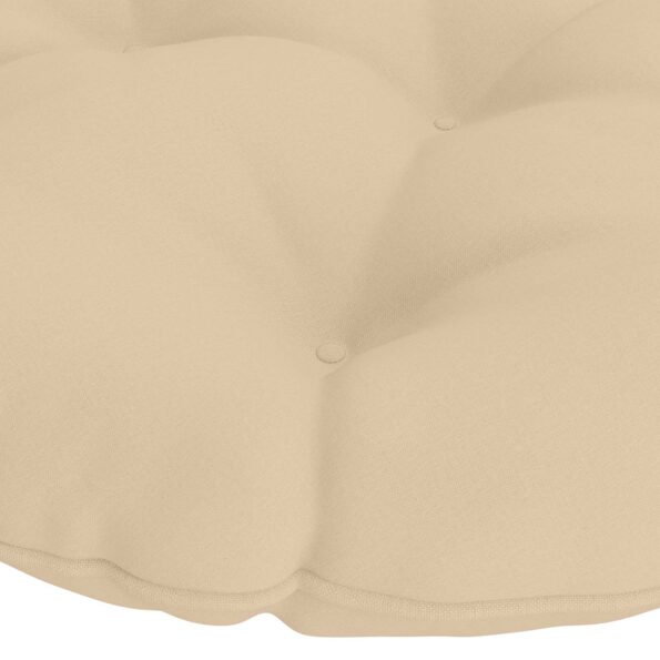 vidaXL Vankúš na zavesenú stoličku VIANEN 100% polyester Krémová – Obrázok 4