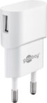 Adaptér 230V na USB max.1A, biely
