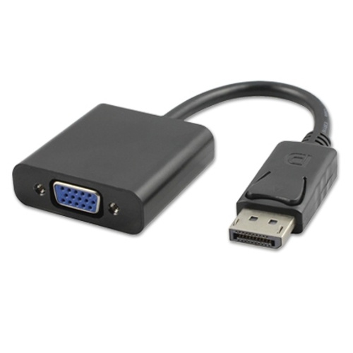 Adapter-DisplayPort-VGA-MaleFemale-delka-15cm Adaptér DisplayPort - VGA Male/Female délka 15cm – Obrázok 1