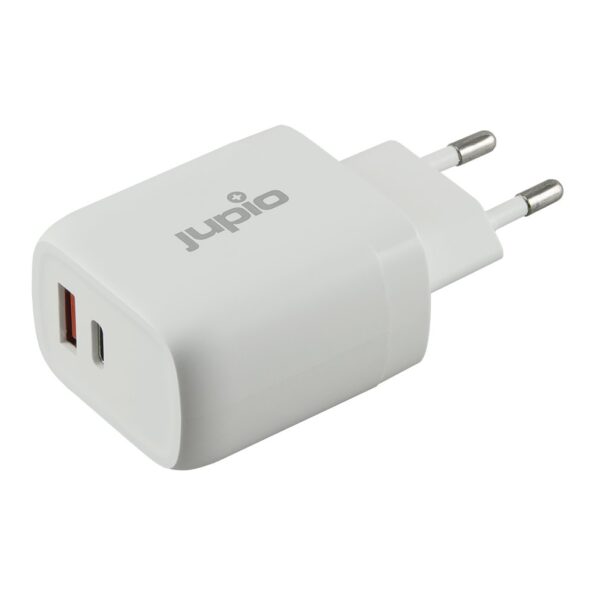 Adaptér Jupio Dual USB GaN Charger 30W - zásuvka/USB + USB-C – Obrázok 3
