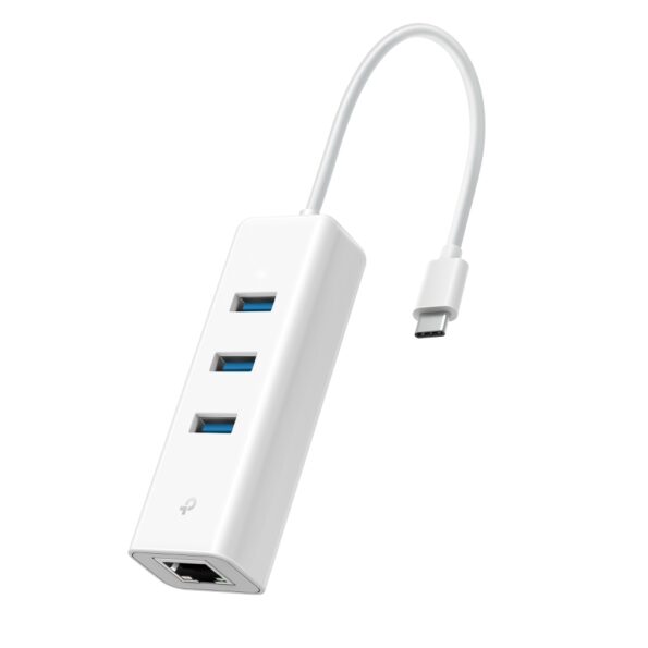 Adaptér TP-Link UE330C USB C na 1G Ethernet, 3x USB – Obrázok 2