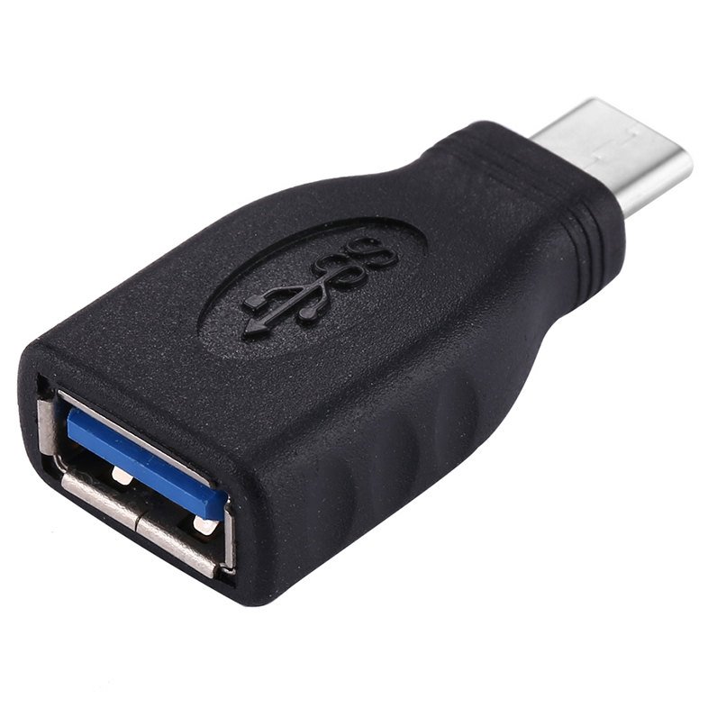 Adapter-USB-Cmale-USB3.0-Afemale-OTG-cierna Adaptér USB-C/male - USB3.0 A/female , OTG, čierna – Obrázok 1