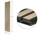 Akustický panel G21 270x60,5x2,1 cm, prírodný dub – Obrázok 9