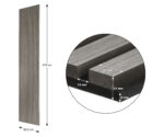 Akustický panel G21 270x60,5x2,1 cm, šedý dub – Obrázok 10