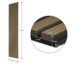 Akustický panel G21 270x60,5x2,1 cm, teak – Obrázok 9