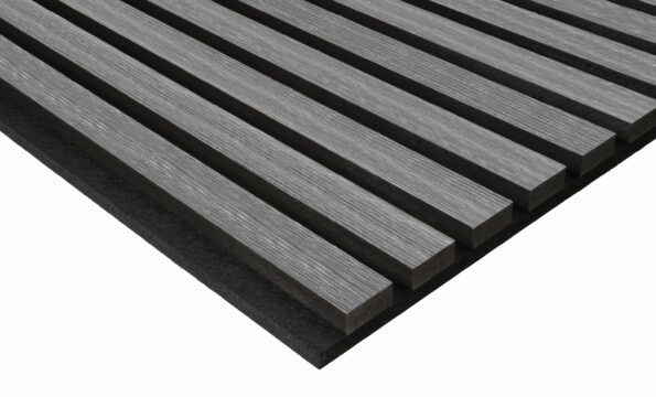 Akustický panel G21 270x60,5x2,1 cm, tmavo šedý dub – Obrázok 3