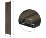 Akustický panel G21 270x60,5x2,1 cm, tmavý orech – Obrázok 9