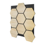 Akustický panel G21 81,5x66,5x2,1 cm plástov, prírodný dub – Obrázok 2