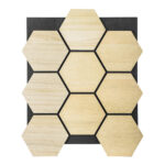 Akustický panel G21 81,5x66,5x2,1 cm plástov, prírodný dub