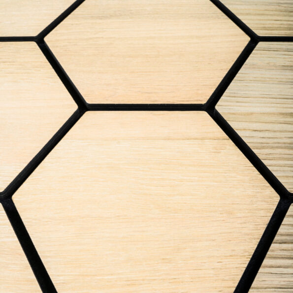 Akustický panel G21 81,5x66,5x2,1 cm plástov, prírodný dub – Obrázok 4