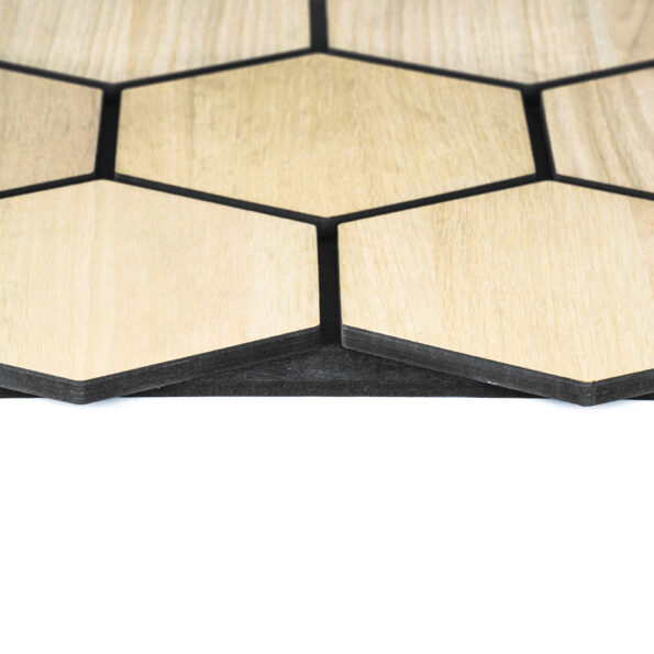 Akustický panel G21 81,5x66,5x2,1 cm plástov, prírodný dub – Obrázok 5