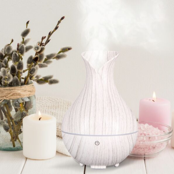Aróma difuzér Sixtol Bloom biele drevo 200 ml – Obrázok 4